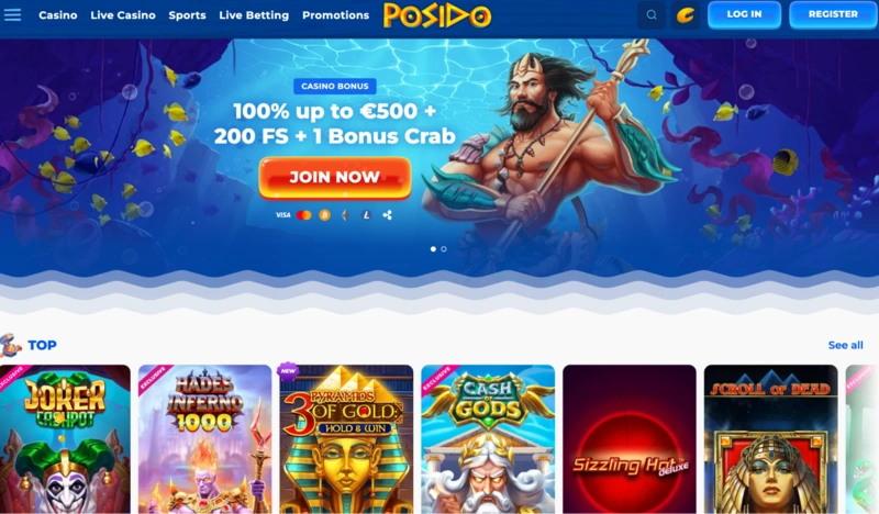 Posido Homepage